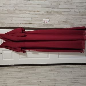 Floor length chiffon bridesmaid dress